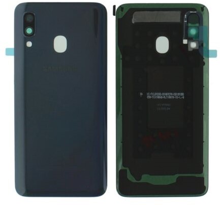 For Samsung Galaxy A40 (A405) Back Cover Black