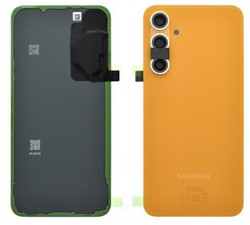 Samsung Galaxy S23 FE (S711B) Back Cover With Camera Lens Tangerine-Orange (OEM)