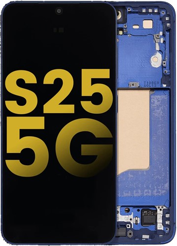 Samsung Galaxy S25 (S931) Display LCD Complete Navy Blue (Servic-Pack)