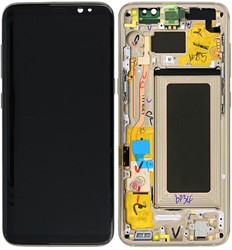Samsung Galaxy S8 (G950F) Display LCD Complete Gold (Service Pack)