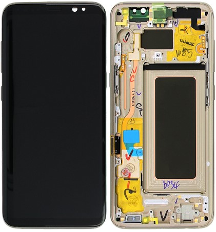 Samsung Galaxy S8 (G950F) Display LCD Complete Gold (Service Pack)