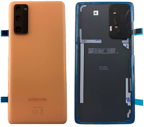Samsung Galaxy S20 FE 4G (G780F), S20 FE 5G (G781B) Back Cover Without Camera Lens Cloud Orange (OEM)