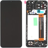 Samsung Galaxy A13 (A137F) Display LCD Complete With Frame Black (Service-Pack)
