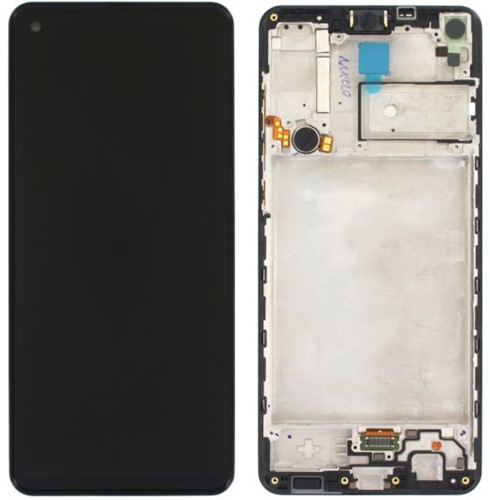 Samsung Galaxy A21s (A217F) Display LCD Black With Frame S-934 (OEM-Equivalent)