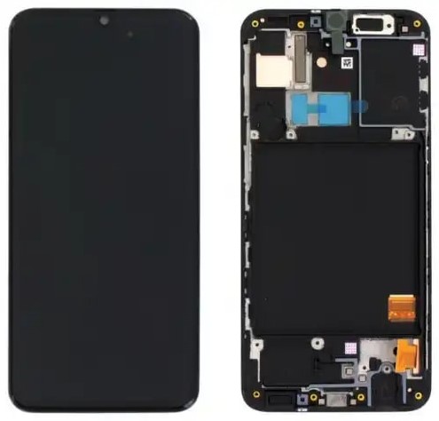 Samsung Galaxy A31 (A315F) Display LCD Black With Frame (OLED)