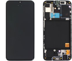 Samsung Galaxy A40 (A405F) Display LCD Black (Service-Pack)