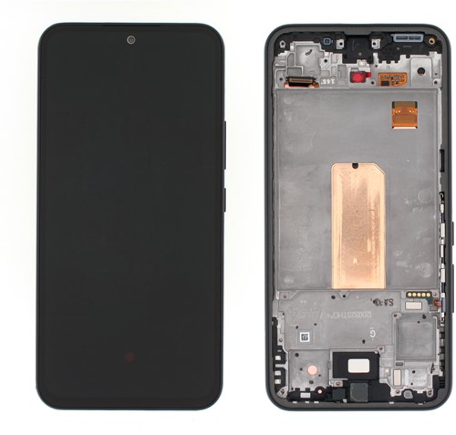 Samsung Galaxy A54 (A546B) Display LCD Complete With Frame Black (Service-Pack)