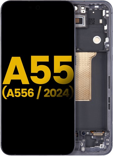 Samsung Galaxy A55 5G (A556B) Display LCD Complete Black-Navy (Service-Pack)