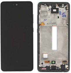 Samsung Galaxy A56 (A566B) Display LCD Complete With Frame Black (Soft Oled)