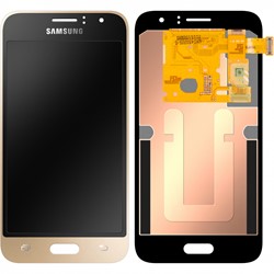 Samsung Galaxy J1 2016 (J120F) Display LCD Gold (Service-Pack)