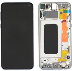 Samsung Galaxy S10e (G970F) Display LCD Complete Silver (Service Pack)
