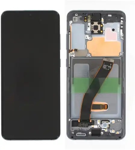 Samsung Galaxy S20 4G (G980F), S20 5G (G981B) Display LCD With Frame Black (SOFT OLED)