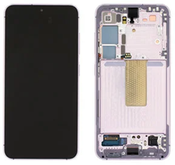 Samsung Galaxy S23 (S911B) Display LCD Complete with Frame Lavender (Service Pack-Assembled)