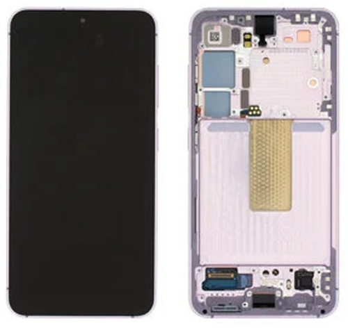 Samsung Galaxy S23 (S911B) Display LCD Complete with Frame Lavender (Service Pack-Assembled)