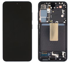 Samsung Galaxy S23 (S911B) Display LCD Complete with Frame Phantom Black (Service Pack-Assembled)