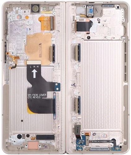 Samsung Galaxy Z Fold 4 5G (F936B) Inner Display LCD complete Beige-Gold (Pulled)