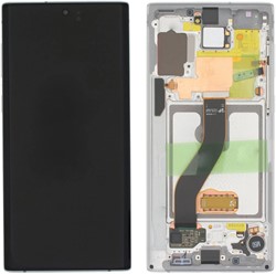 Samsung Galaxy Note 10 (N970F) Display LCD Complete Aura White (Service Pack)