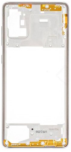 Samsung Galaxy A71 (A715F) Middle Frame White (Service-Pack)