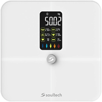 Soultech WellDone Bluetooth Smart Scale with Body Fat Measurement AT001B White