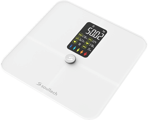 Soultech WellDone Bluetooth Smart Scale with Body Fat Measurement AT001B White-3