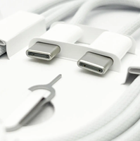 For Apple USB-C to USB-C Nylon Woven Cable 17 Serie 1M 60W (ORG-Bulk)-3
