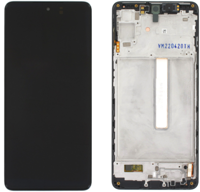 Samsung Galaxy M53 5G (M536B) Display LCD Complete Black (Service-Pack)