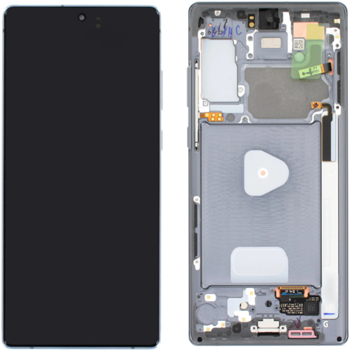 Samsung Galaxy Note 20 (SM-N980F), Note 20 (SM-N981B) Display LCD Complete With Frame Gray (Serice Pack-Assembeld)