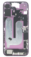 For Apple iPhone 16 Plus Middle Frame With Small Parts Pink (Pulled)