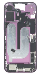 For Apple iPhone 16 Plus Middle Frame With Small Parts Pink (Pulled)