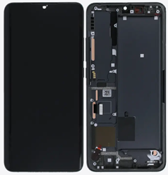 Xiaomi Mi Note 10, Note 10 Pro (2019), Note 10 lite (2020) Display LCD Complete with Frame Black (Service-Pack)