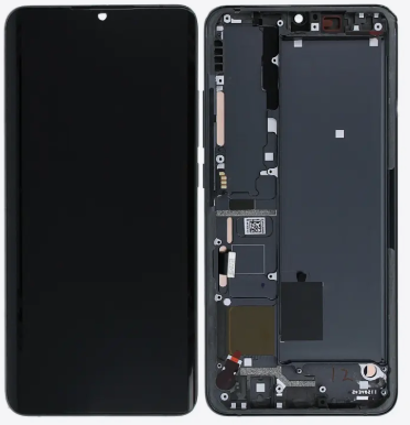 Xiaomi Mi Note 10, Note 10 Pro (2019), Note 10 lite (2020) Display LCD Complete with Frame Green (Service-Pack)