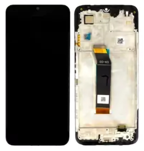 Xiaomi Poco M4 5G, M5 (4G), Redmi 10 (5G) (2022) Display LCD Complete with Frame Black, Tarnish (Service-Pack)