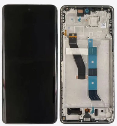 Xiaomi Poco M8 5G (2025) Display LCD Complete with Frame Black, Tarnish (Service-Pack)