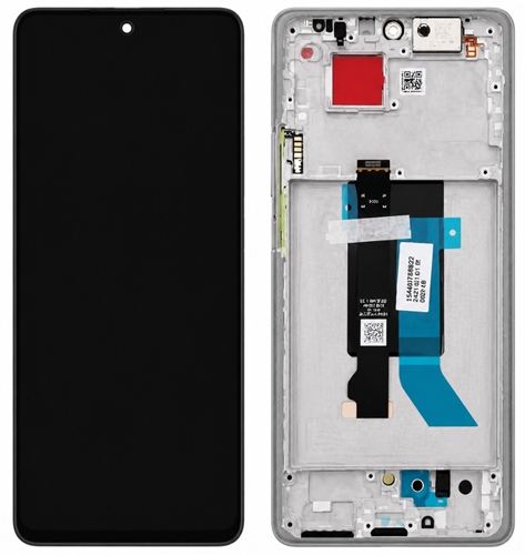 Xiaomi Poco X7 5G (2025) Display LCD Complete with Frame Silver (Service-Pack)