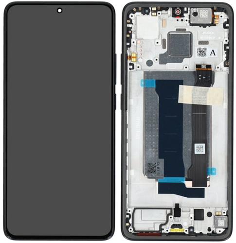 Xiaomi Poco X7 Pro 5G (2025) Display LCD Complete with Frame Black (Service-Pack)