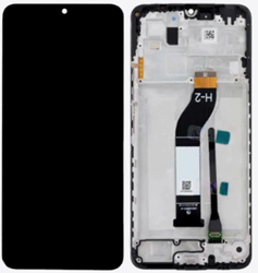 Xiaomi Redmi 13C 4G/5G, 13R 5G, Poco C65 (4G) (2023) Display LCD Complete with Frame Black (Service-Pack)