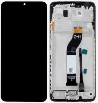 Xiaomi Redmi 13C 4G/5G, 13R 5G, Poco C65 (4G) (2023) Display LCD Complete with Frame Black (Service-Pack)