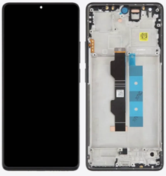 For Xiaomi Redmi Note 13 Pro 4g, Poco M6 Pro 4g Display LCD Complete With Frame Black (Service-Pack)