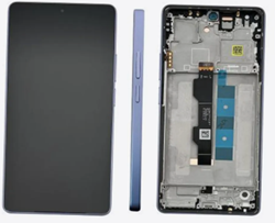 For Xiaomi Redmi Note 13 Pro 4g, Poco M6 Pro 4g Display LCD Complete With Frame Purple (Service-Pack)