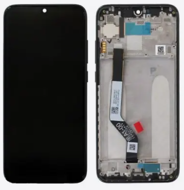 Xiaomi Redmi Note 7, Note 7 Pro (2019) Display LCD Complete with Frame Black (Service-Pack)