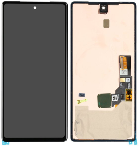 Google Pixel 7A 5G (2023) Display LCD Complete with Frame Black (Service-Pack)