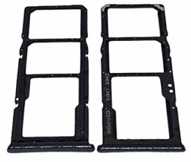 For Samsung Galaxy A40s (A407F-M305F) SIM Card Holder Black