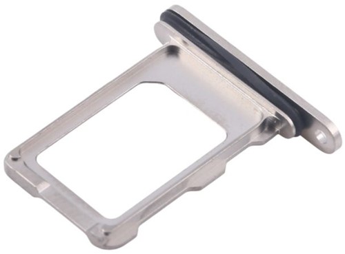 For Apple iPhone 16 Pro, 16 Pro Max Sim Card Holder Natural Titanium (OEM-Equivalent)-2