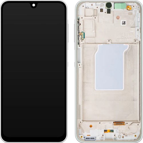 Samsung Galaxy A26 (A266B) Display LCD Complete With Frame White (Service-Pack)