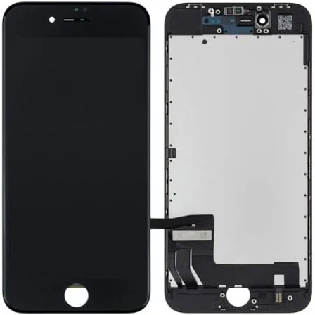 For Apple iPhone 8, SE (2020), SE 3 (2022) Display LCD Black A-198 (Pulled)