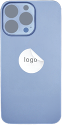 For Apple iPhone 13 Pro Big hole Back Glass Sierra Blue (OEM)