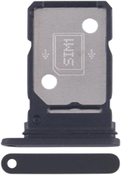 Nothing Phone 2a (A142), Phone 2 (A065) Dual Sim Card Holder Black (OEM-Equivalent)
