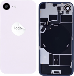 For Apple iPhone 17e Back Cover incl. Camera Lens and Flash Light, Wireless Charging (NFC) Soft Pink (Pulled B)