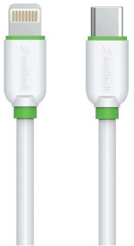 Soultech 3A iPhone to Type-C Data&Charging Cable DK060B White+Green