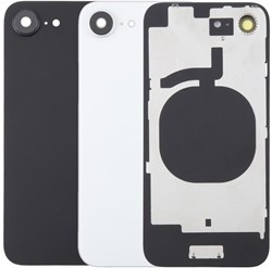 For Apple iPhone 16E Back Cover With Steel Plate Black (OEM)